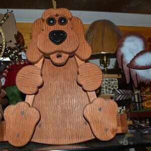 Amish made dog birdfeeder 16 inches tall   16 inches wide  10 inches deep